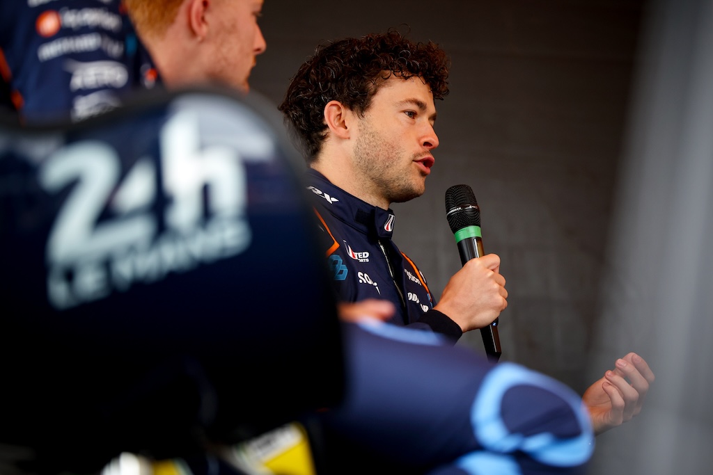 Mikkel Jensen udfordret i 24-timersløbet på Le Mans.
(Foto: United Autosports)